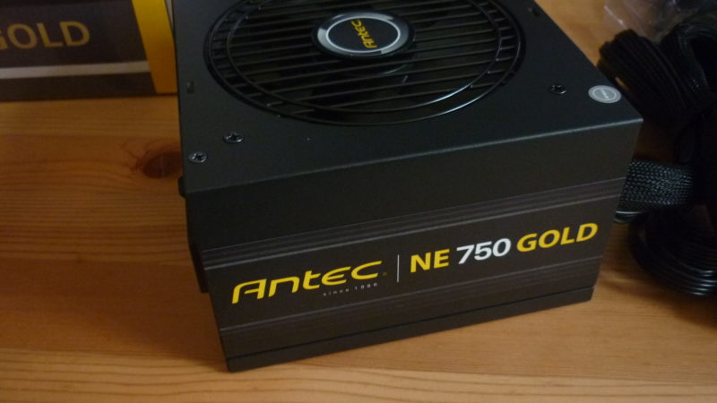 電源ユニットAntec NE750GOLD紹介と電源選びのチェック箇所ー自作PCへ 